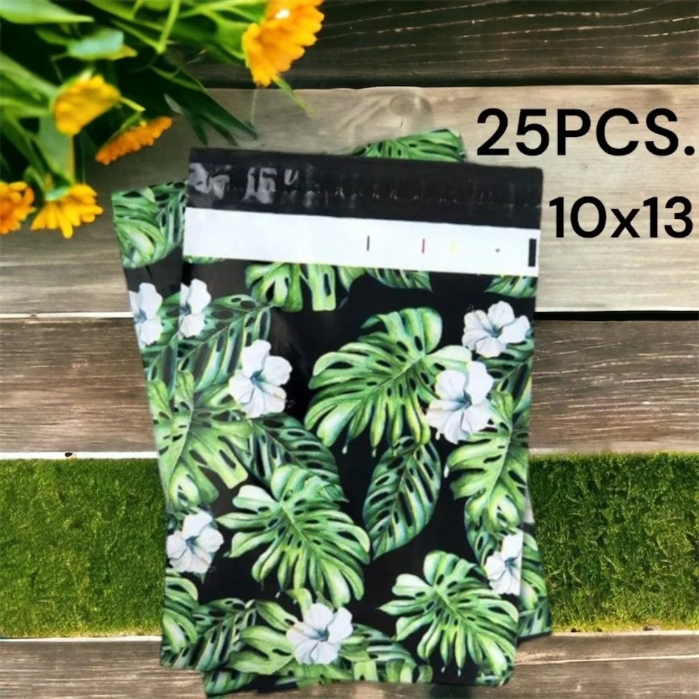 25 10X13 Poly Mailers Monstera Leaves Shipping Envelopes Bags PRICE IS FIRM - Picture 3 of 7
